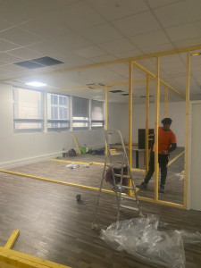 Photo de galerie - Cloison au bureau 