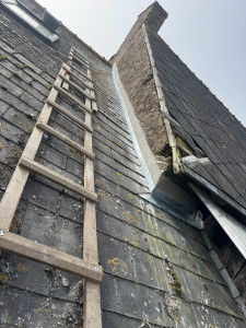 Photo de galerie - Réaliser rive à noquet plus solin ciment 