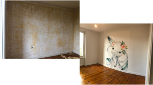 Photo de galerie - Papier peint chambre d