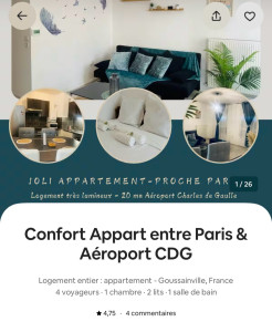 Photo de galerie - Apparte T2 ~ 4,75 sur Airbnb 