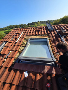 Photo de galerie - Pose de Velux