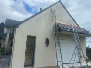 Photo de galerie - Lavage pignon ravalement 