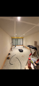Photo de galerie - Réalisation d’un faux plafond.