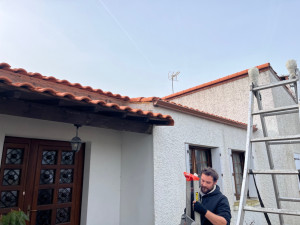 Photo de galerie - Pose de gouttière