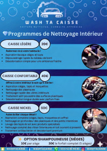 Photo de galerie - Flyer - Nettoyage intérieur