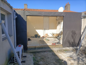 Photo de galerie - Extension ossature bois 