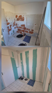 Photo de galerie - Placo hydro collé 