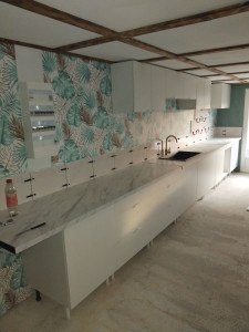 Photo de galerie - Réalisation d'une cuisine de 6m de long