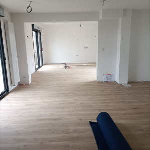 Photo de galerie - Rénovation : isolation,  ossature métallique,  plaque de plâtre BA13. 