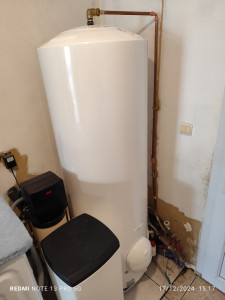 Photo de galerie - Remplacement chauffe eau électrique 300 litres