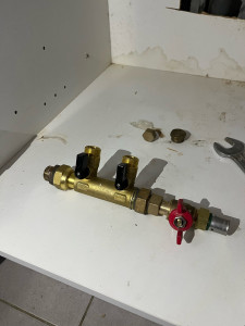 Photo de galerie - Création de robinet extérieur, départ de Cuisine 