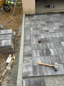 Photo de galerie - Réalisation pavage