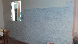 Photo de galerie - Pose de parement 