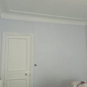 Photo de galerie - Peinture complète d’une chambre avec finition propre et professionnelle