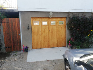 Photo de galerie - Création d' une porte de garage 