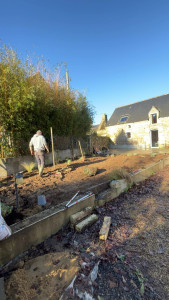 Photo de galerie - Création de massif et plantation 