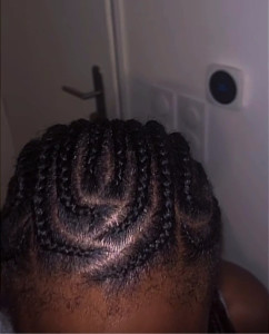 Photo de galerie - Cheveux tressés , nattes collées 