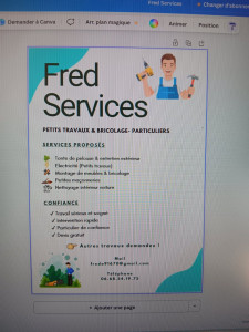 Photo de galerie - Je vous propose mes services pour tout type de travaux 