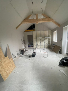Photo de galerie - Rénovation plâtrerie complète 