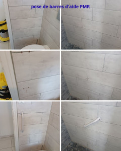 Photo de galerie - Pose de barres PMR