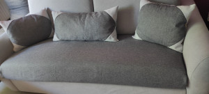 Photo de galerie - Une création de coussins et d'assise.