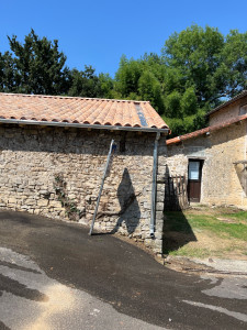 Photo de galerie - Tuile Romane canal goutiere demi ronde en zing