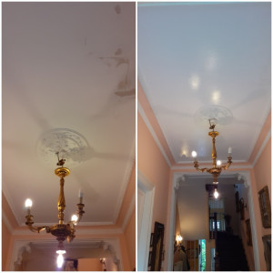 Photo de galerie - Travaux de peinture réalisés sur plafond 