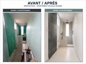 Photo de galerie - Revêtement salle de bain 