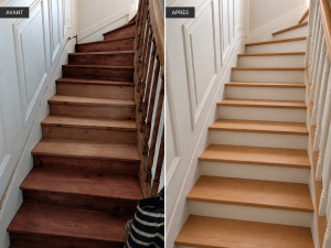 Photo de galerie - Rénovation d’un escalier 