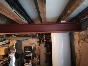 Photo de galerie - Renforcement d'un planché avec des UPNs