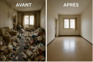 Photo de galerie - Débarras logement insalubre 