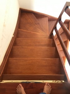 Photo de galerie - Vitrification escalier 