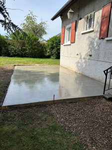 Photo de galerie - Dalle béton ……..
