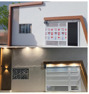 Photo de galerie - Peinture et carrelage en marbre 