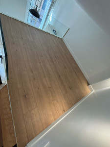 Photo de galerie - Pose de parquet