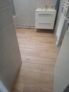 Photo de galerie - Pose imitation parquet 