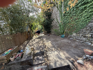 Photo de galerie - Nous avons effectué des travaux de nettoyage et d'entretien dans la cour, notamment l'élagage des arbres et l'enlèvement des branches sèches.