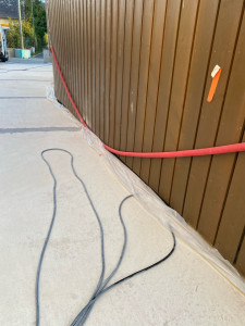 Photo de galerie - Avant intervenir avec la machine pour éroder le béton
