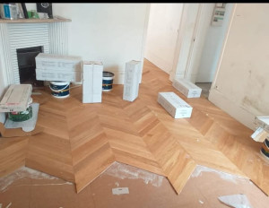 Photo de galerie - Pose parquet