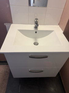 Photo de galerie - Changement meuble et lavabo 