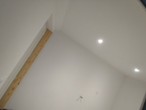 Photo de galerie - Placo puis mise en peinture 