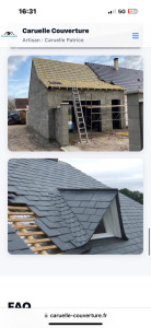 Photo de galerie - Rénovation de noue en ardoise 