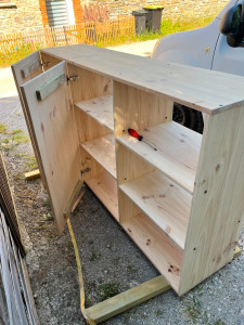 Photo de galerie - Fabrication buffet sur mesure