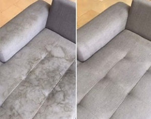 Photo de galerie - Avant et Après sur canapé 