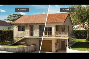 Photo de galerie - Peinture de vos toiture nettoyage demoussage hydrofuge etc...