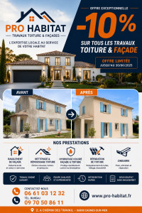 Photo de galerie - -10% surtout vos travaux extérieur