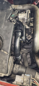 Photo de galerie - Remplacement durite de suralimentation 1.5 dci