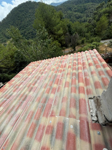 Photo de galerie - Pose plaques fibro ciments ( après )