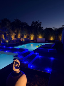 Photo de galerie - Création éclairage jardin 