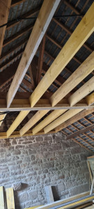 Photo de galerie - Creation plancher perdu solivage